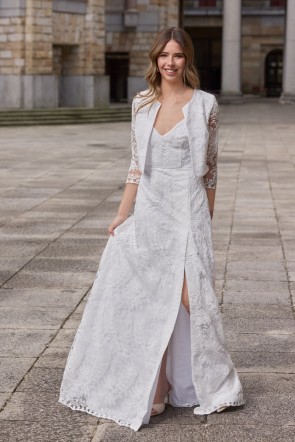 vestido lencero tul bordado novia civil, novia, vestido para novia civil, vestido blanco, vestido tul bordado, vestido escote v novia, vestido novia, vestido bordado 
